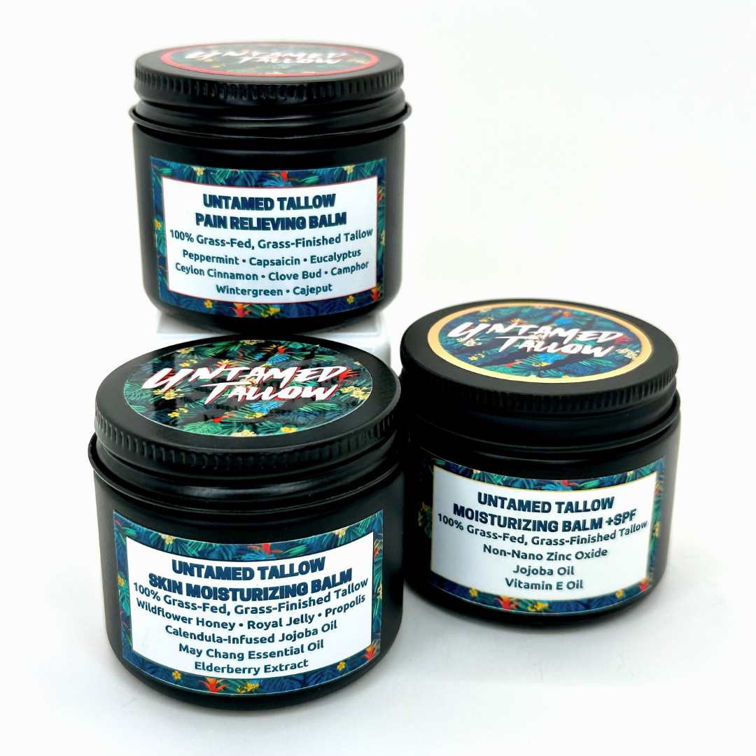 BUNDLE - Skin Moisturizing Balm + Pain Balm + SPF Balm