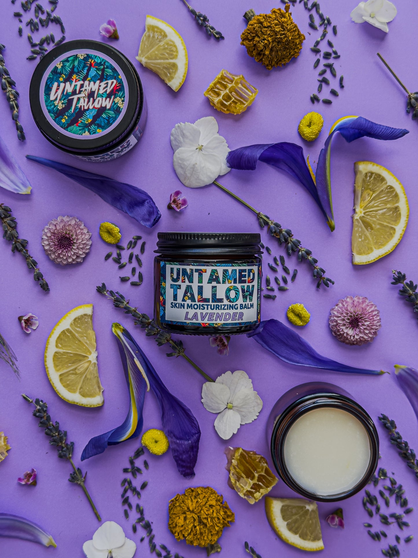 Untamed Tallow Lavender Skin Moisturizing Balm - 2oz