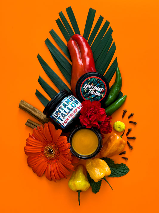 Untamed Tallow Pain Relief Balm - Muscle & Joint Balm- 2oz