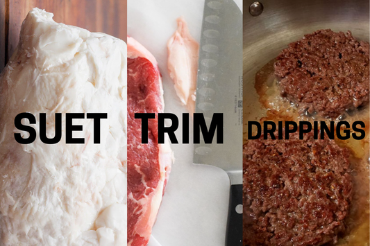 Suet Tallow vs Trim, Scrap, Drippings, Cooking Tallow