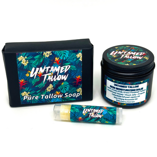 BUNDLE - Moisturizing Skin Balm + Soap + Lip Balm