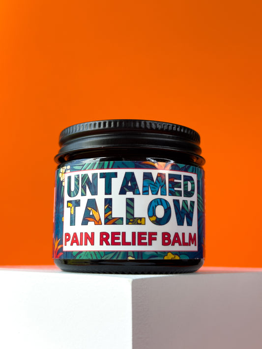 Untamed Tallow Pain Relief Balm - Muscle & Joint Balm- 2oz
