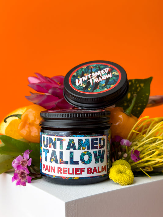 Untamed Tallow Pain Relief Balm - Muscle & Joint Balm- 2oz