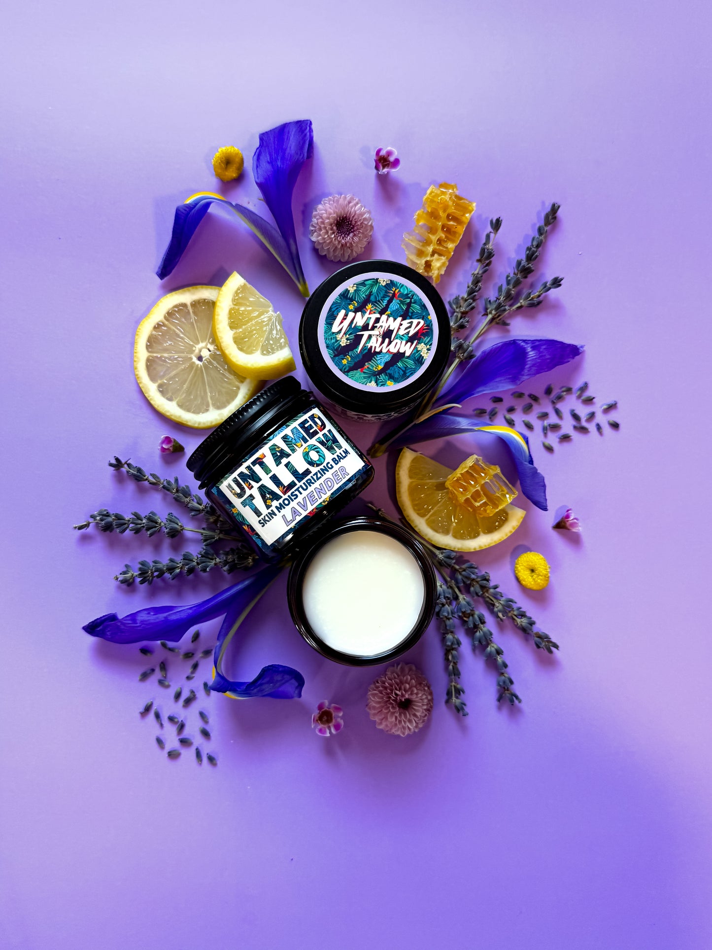 Untamed Tallow Lavender Skin Moisturizing Balm - 2oz