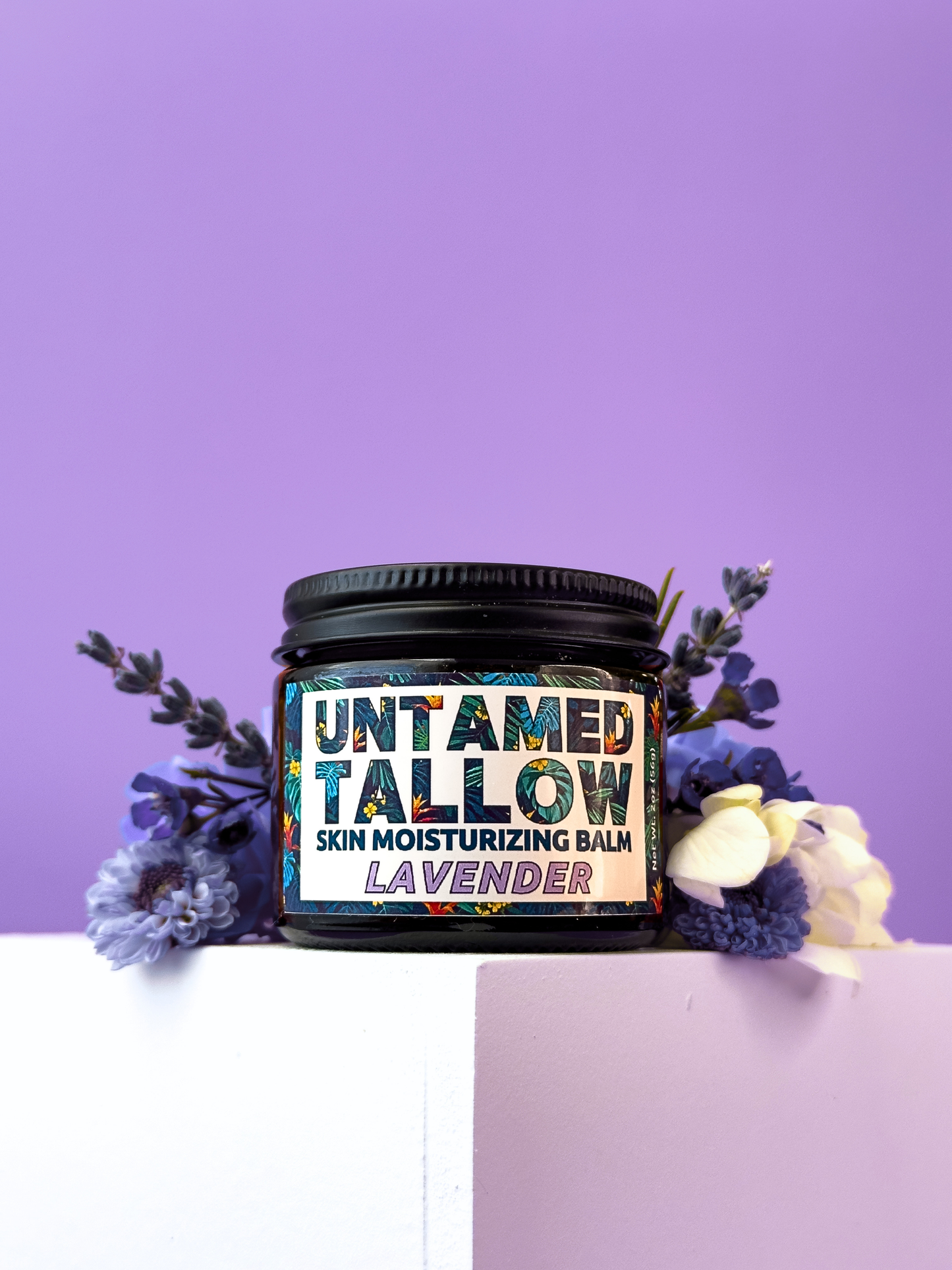 Untamed Tallow Lavender Skin Moisturizing Balm - 2oz